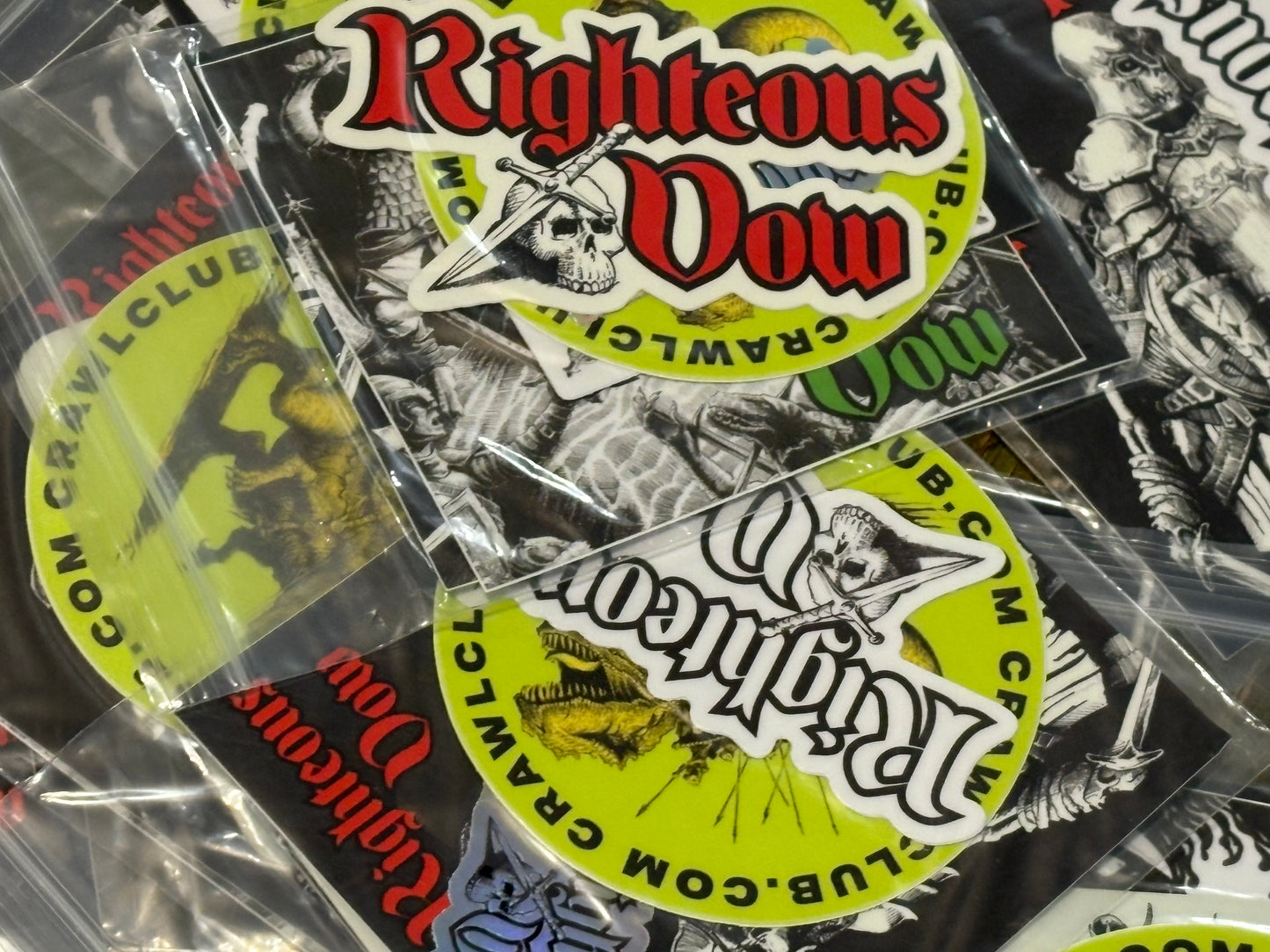 Righteous Vow Sticker Pack