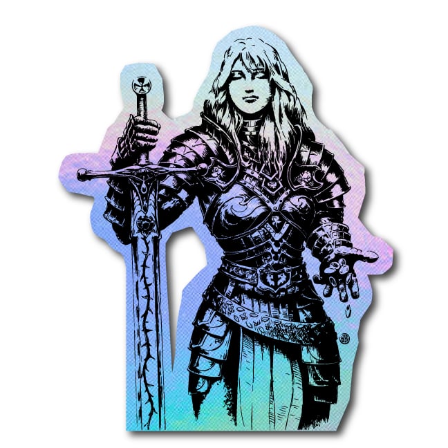 Paladin Holo Stickers